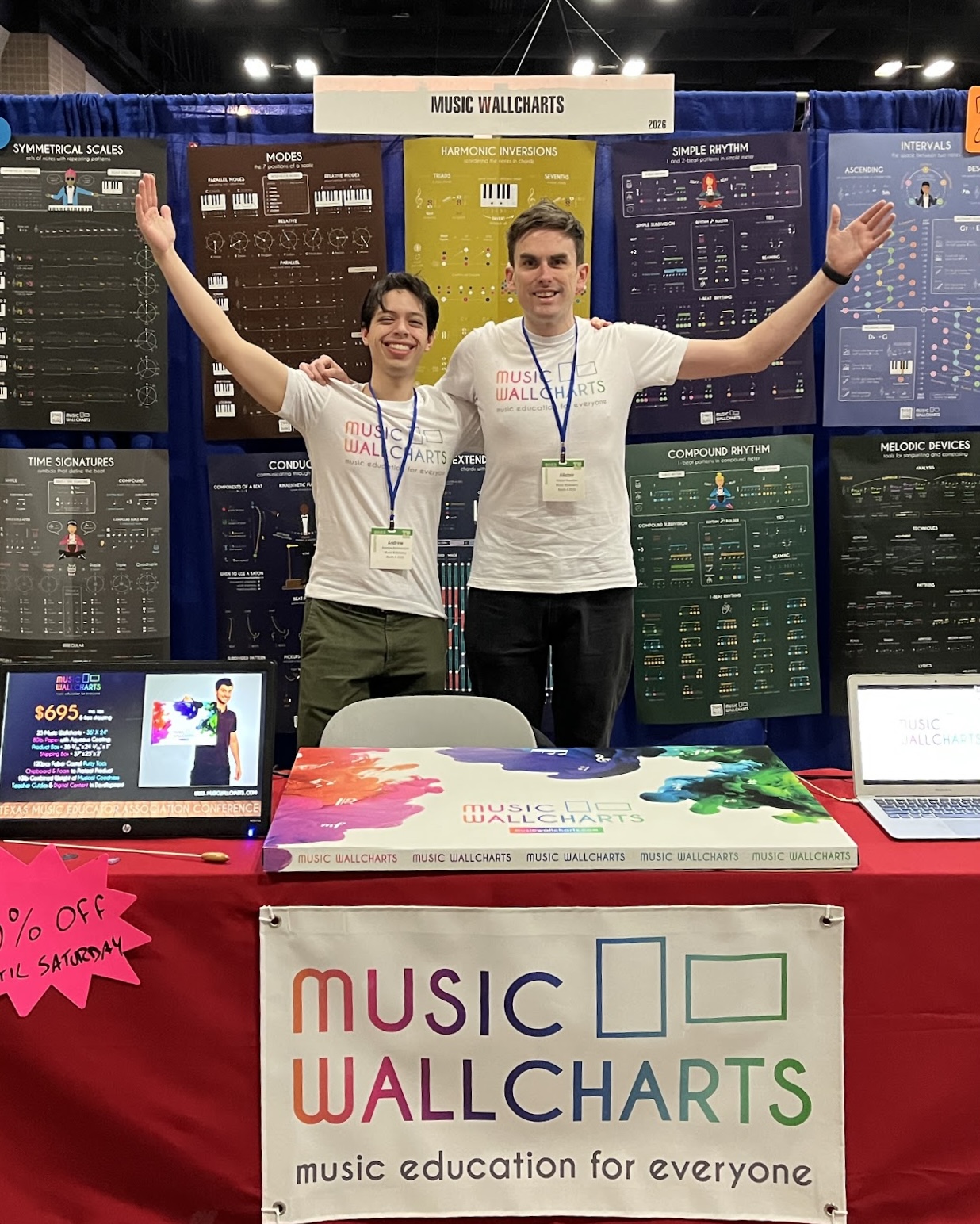 The founders of Music Wallcharts